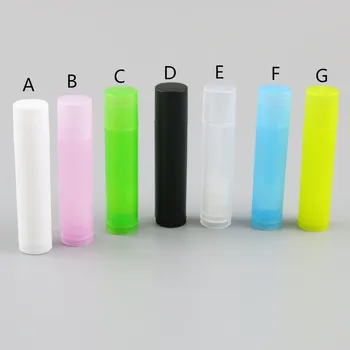 10 x 5g Lūpų Balzamas Tuščias Butelis Vamzdžio Lipbalm Plastikiniai Vamzdžiai Vamzdžiai Spalvinga Mados Lūpų Kosmetikos Konteineriai Losjonas Nešiojamų