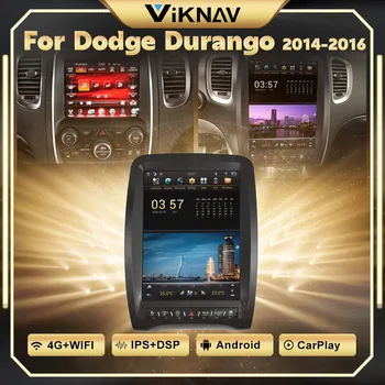 12.1 Colių Android Automobilio Radijo Dodge Durango 2014-2016 M. Belaidžio Carplay 4G WI-fi