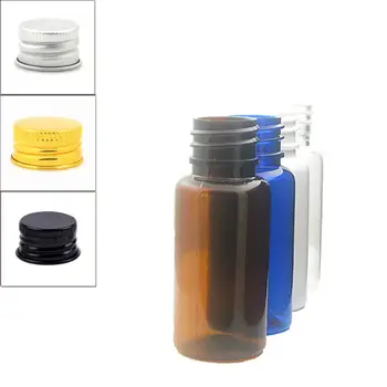 15ml 0.5 oz turas tuščias išvalyti/balta/gintarinė/mėlyna pet butelis su Pamušalu Aliuminio Sidabro/aukso Dangčio X 10