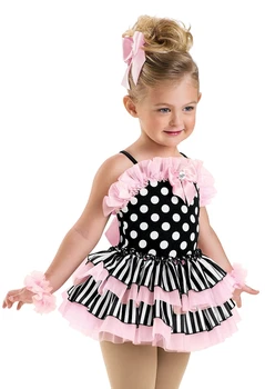 2018 Nauja Mergina Baleto Konkurencijos Suknelė Šiuolaikinių Šokių Suknelė Vaikų Šalis Nešioti su Leotard Vaikai Etape Parodyti Proformance Suknelė B-2423