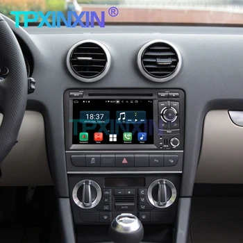 Android 10.0 Carplay 4+128G Auto Radijas Stereo Audi A3 2003-2013 Automobilių GPS Navigacijos, Multimedijos Grotuvas Headunit magnetofonas