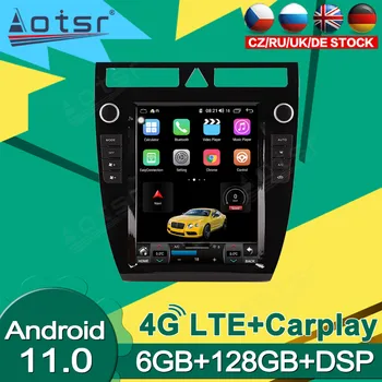 Android 11 128G Automobilio Radijo Auto Multimedia Stereo Grotuvo Audi A6 1999 - 2007 Vaizdo DVD Grotuvas GPS Navigacijos Ekrano 2Din VB