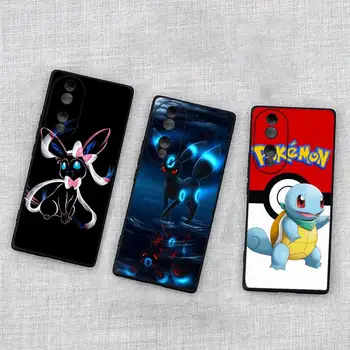 Animacinių filmų Pokemon Umbreon Squirtle Bulbasaur Telefoną Atveju Huawei Honor 70 60 50 30 20 10 9 X 9 X V30 Pro Lite Peržiūrėti Dangtis