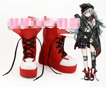 Anime Cosplay Mergaičių Frontline g11 Batų 404 būrys Trumpas Batai, platforminiai Batai