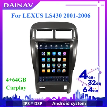 Automobilio Radijas multimedia vaizdo grotuvo, LEXUS LS430 2001-2006 automobilio stereo HD touch screen DVD grotuvas, 