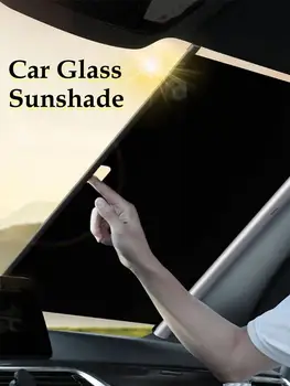 Automobilių Stiklų skėtį nuo saulės Padengti Bagažo Sunblind Apsauga nuo Saulės, Automobilio skėtį nuo saulės Automobilio Priekinio Lango Stiklą Saulės Pavėsyje