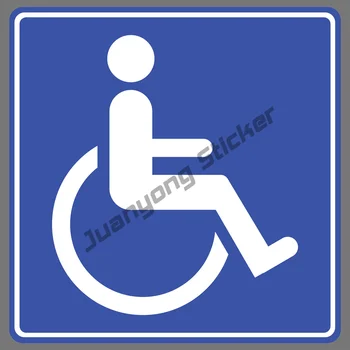 Handicap Logotipą, automobilių Stovėjimo aikštelė Pasirašyti Lentelė Susisiekimas Automobilio Lango Lipdukas Vinilo Lipdukai Lipdukas Stilius Padengti Įbrėžimų PVC Priedai