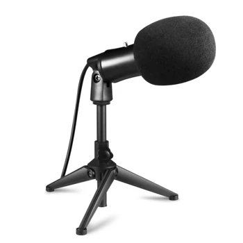 K38C USB Kondensatoriaus Mikrofonas su Stalas Trikojo Vokalas įrašų Studijoje Stalo Mikrofonas, skirti Vaizdo Pokalbiams Žaidimas