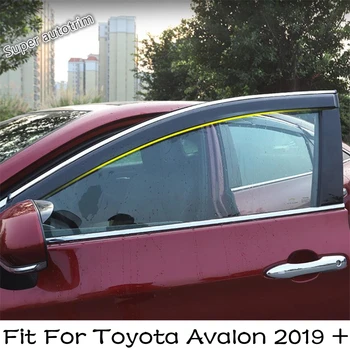 Lapetus Šoninių Langų Skydelius Guard Išlieti Lietaus Apsaugas, Tentai, Pavėsinės Padengti Apdaila Išoriniai Priedai Toyota Avalon 2019 - 2022