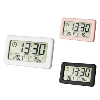 LED Skaitmeninis Laikrodis, Elektroninis Skaitmeninis Ekranas Stalinis Laikrodis Namų Biuro Apšvietimas Atidėti Duomenų Kalendorius Laikrodžiai