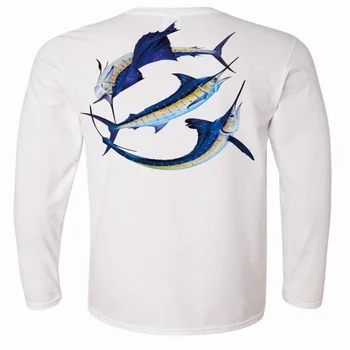 Naujausias Dizaino Užsakymą Profesionalus Logotipas Didmeninė Vyrams, Ilgomis Rankovėmis Žvejybos Marškinėliai Veiklos Fishingt Marškinėliai
