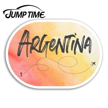 Peršokti Laiko Argentina Vinilo Lipdukai Kietas Kelionės Lipdukas Bagažo Nešiojamas Vandeniui Priedai, Bamperis, Automobilių Decal