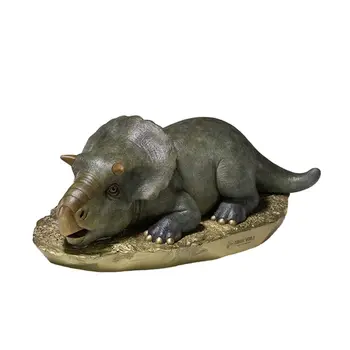 TONGSHIFU 1/5 Nasutoceratops titusi Kūdikių Modelis Žalvario Dinozaurų Gyvūnų Statula Fotografijos Realus Rekvizitai GK Apdailos Dovana